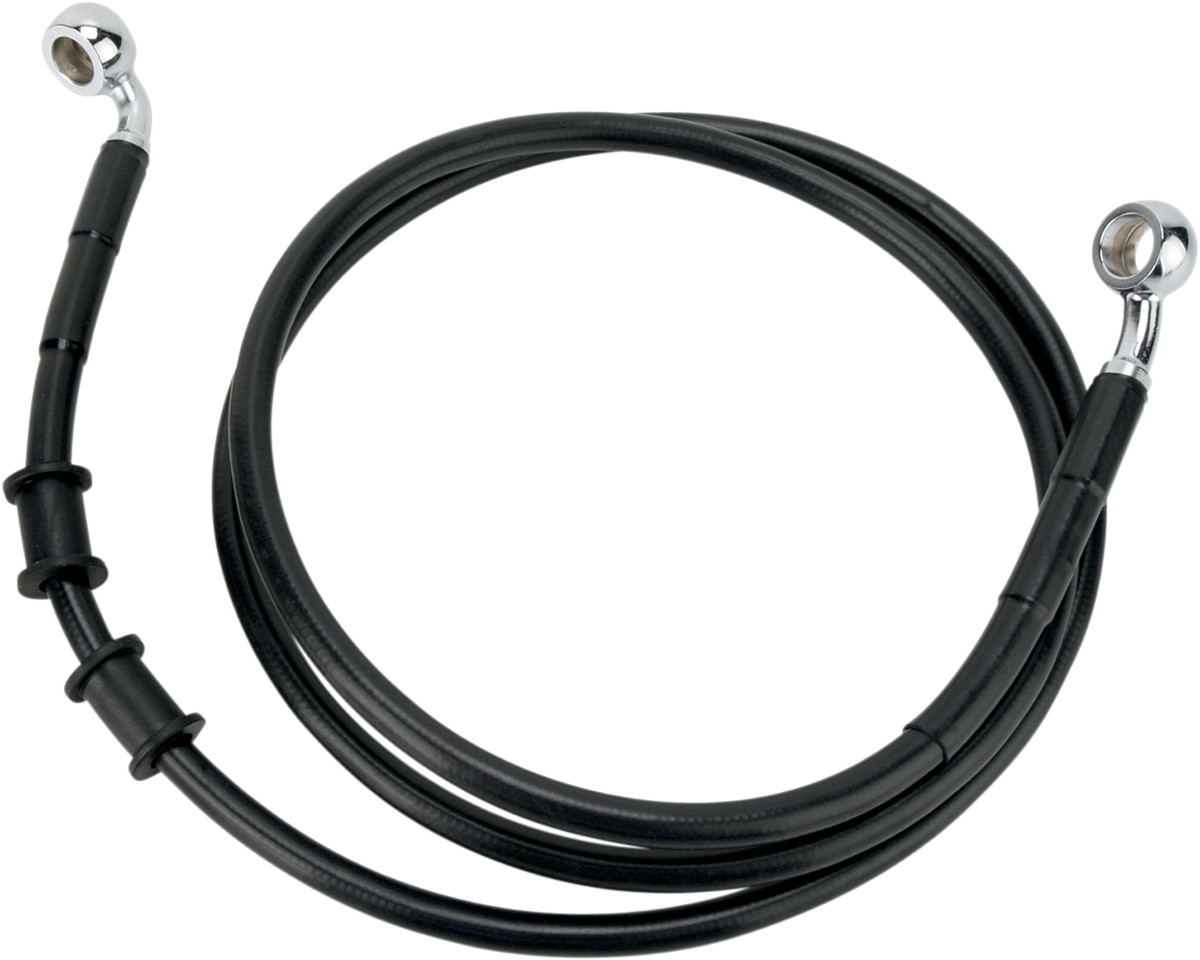 Drag specialties Brake Line - Front (Upper) - Black 2008-2017 Harley Davidson FXDB Street Bob