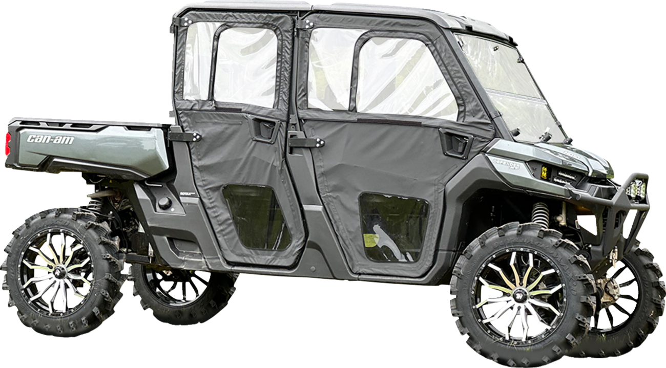 Seizmik Rear Framed Door Kit Can-Am Defender Max 900 / 1000 2022-2024
