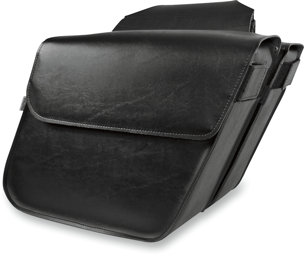 WILLIE & MAX LUGGAGE (58802-00) Raptor Saddlebags | Raptor Saddlebag - Black - Standard Slant