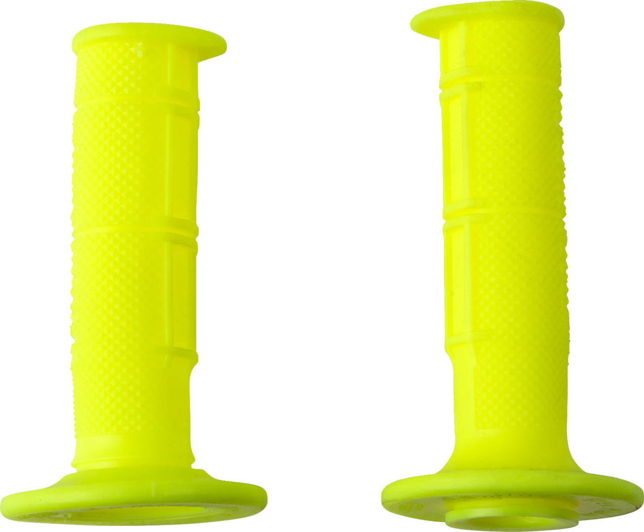 G2 ergonomics corp. Domino Victor Half Waffle Grips - Fluorescent Yellow