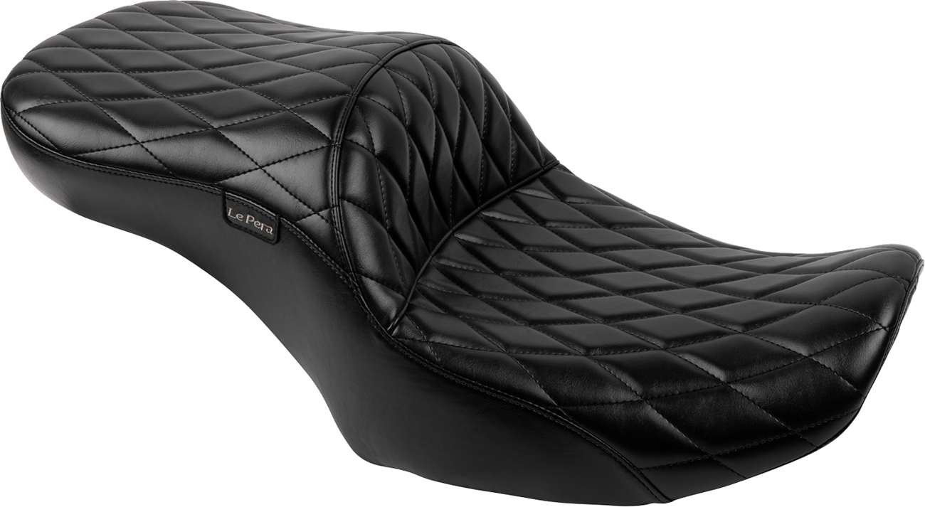 Le pera Maverick Seat - without Backrest - Diamond Stitch - Black - FLH/FLT '23-'24 Harley Davidson