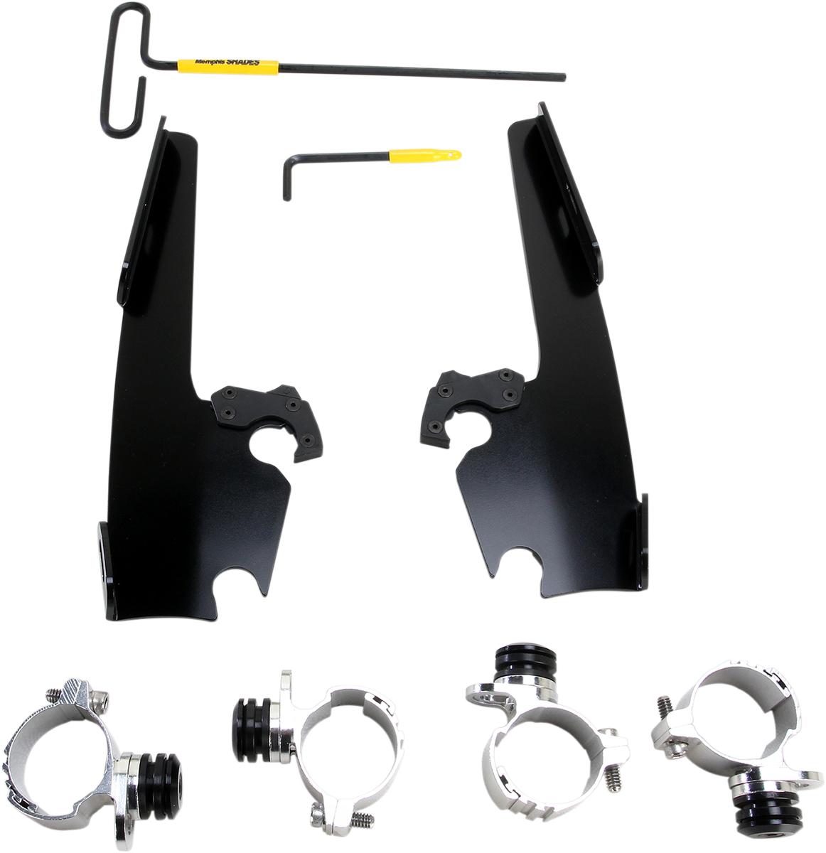 Memphis Shades Fats / Slim / Batwing Trigger-Lock Mount Kit For Harley Sportster Custom 2011-2019