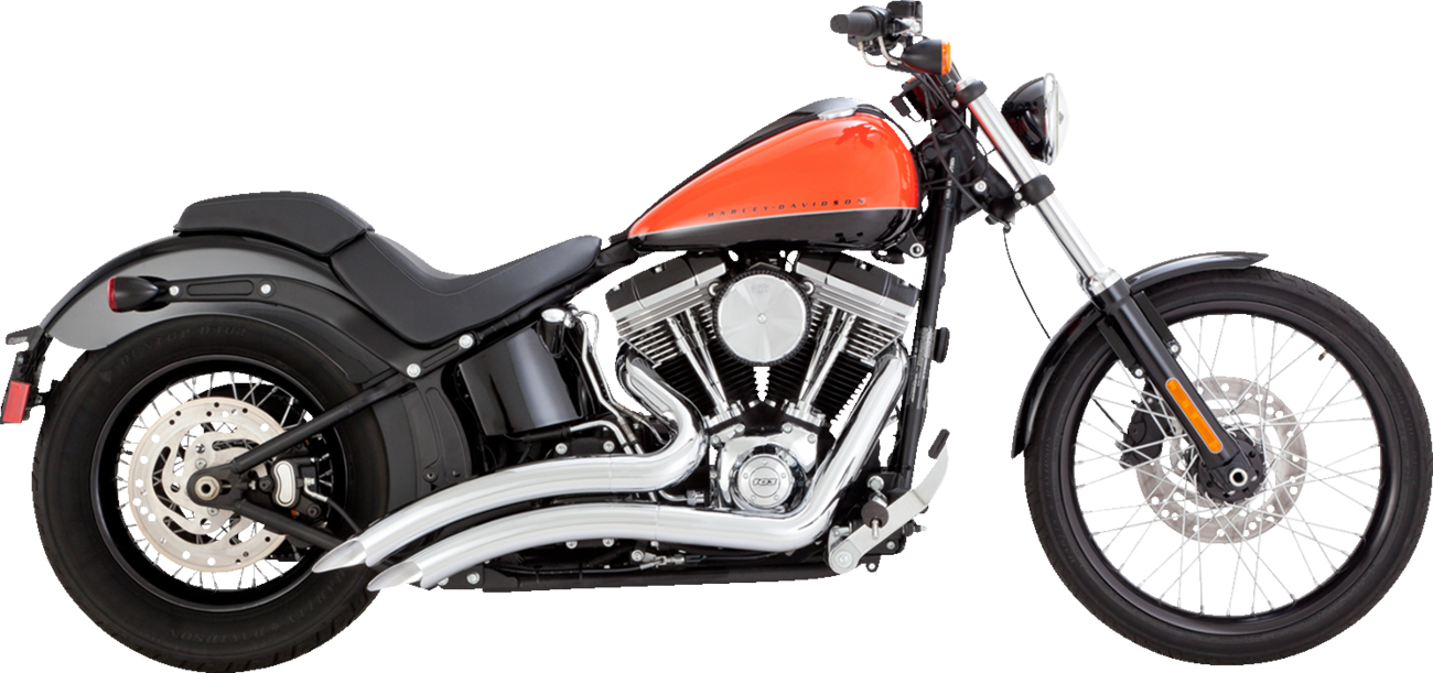 Vance & hines 2-into-2 Big Radius Exhaust System - Chrome Harley Davidson