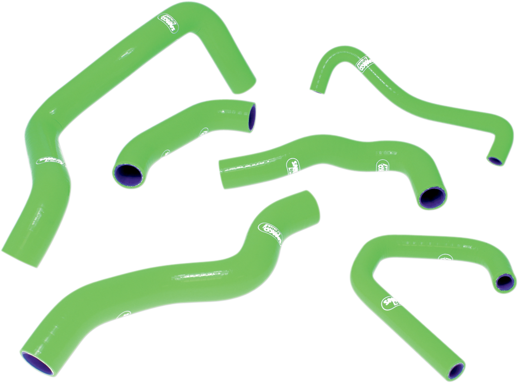 Samco sport Radiator Hose Kit - Green - Kawasaki