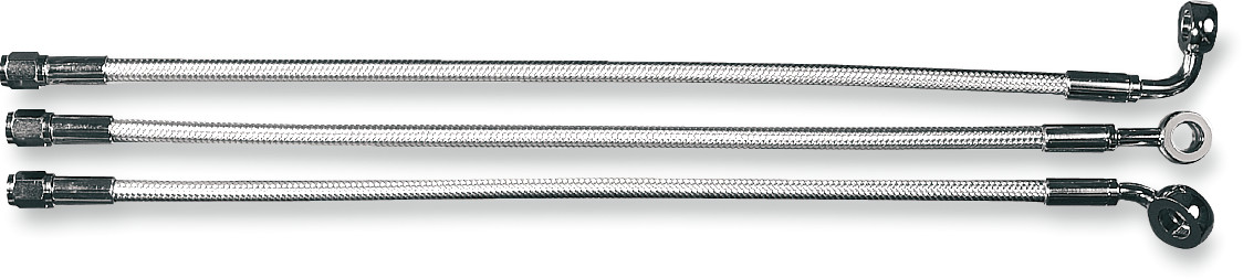 Alternate Length Designer Series Braided Non-ABS Front Upper Brake Line Kit