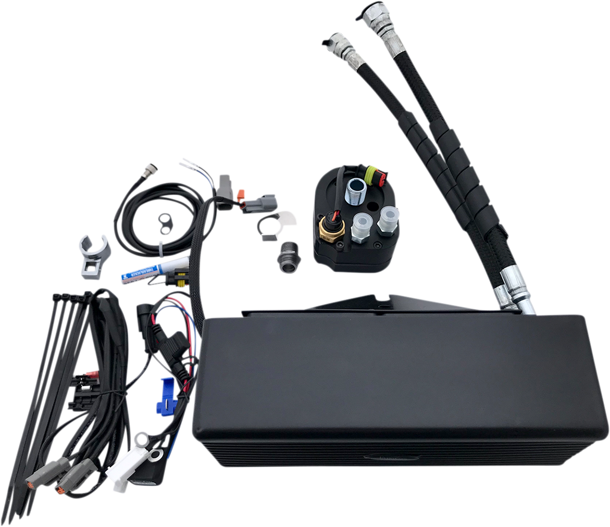 3.0 Below Regulator Mount Oil Cooler with Fan Kit for Dyna