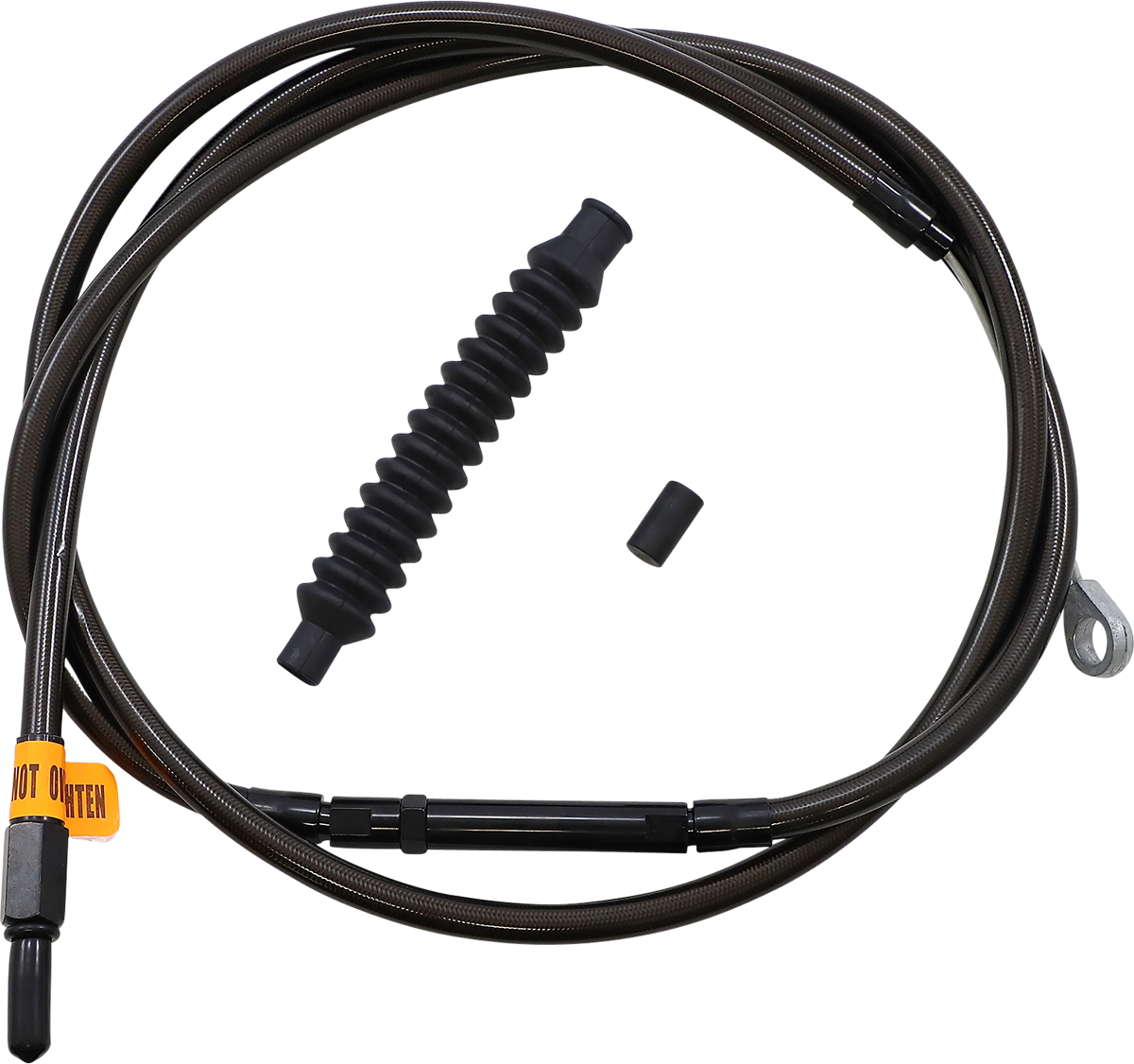 La choppers Midnight Braided Clutch Cable - 18"-20" Ape Hanger Handlebars - '08-'16 Touring/Trike Harley Davidson