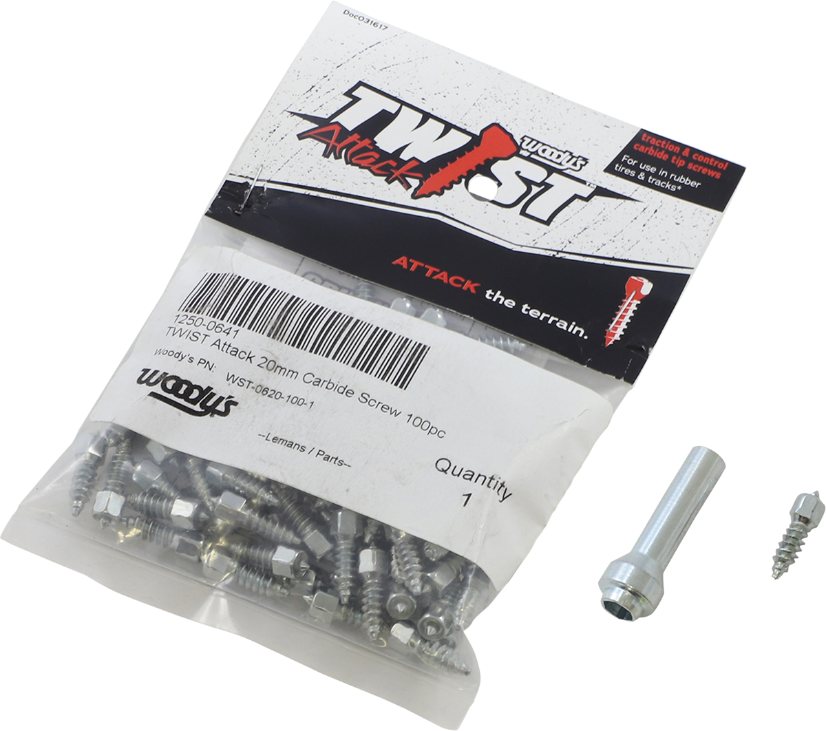 Twist Tire Screws