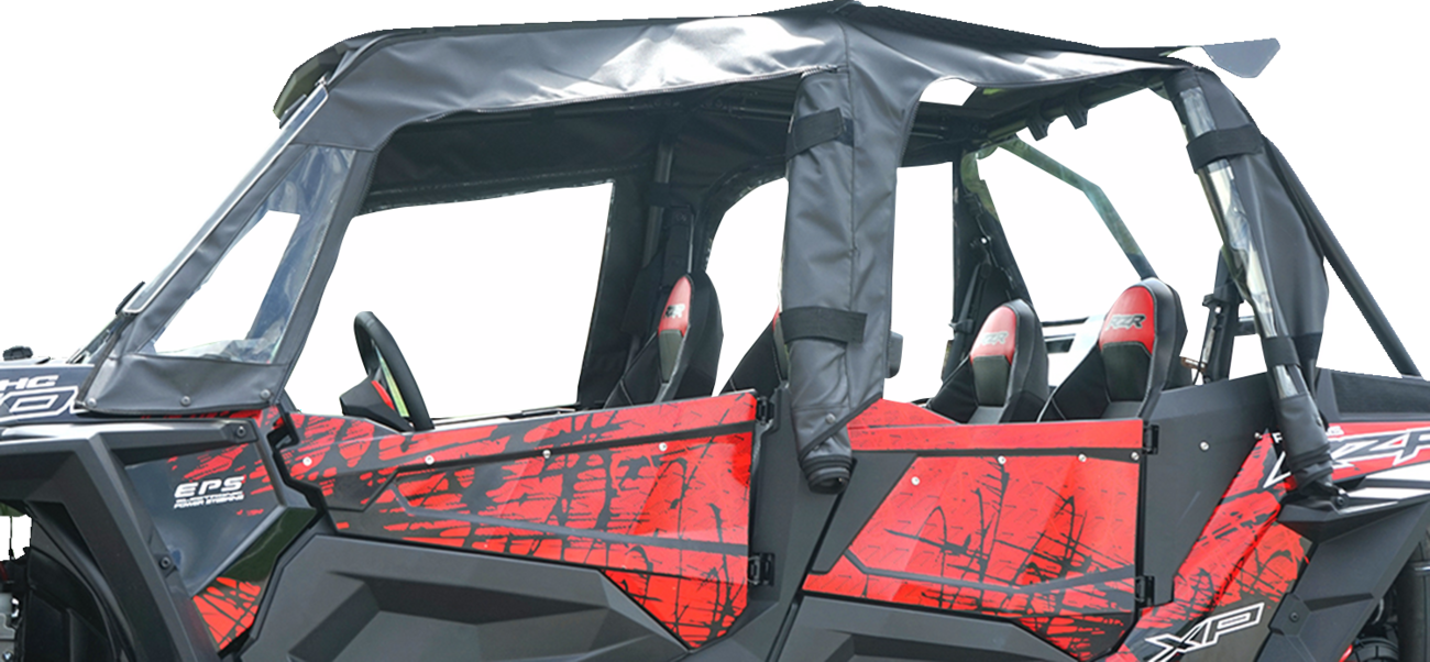 Seizmik Soft Doors With Middle / Rear Windows Polaris RZR 4 XP 2014-2018