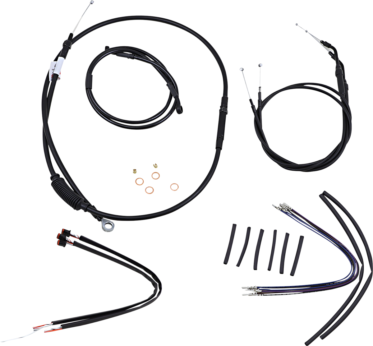 Burly T-Bar Cable Installation Kit For Non-ABS Harley Sportster 2014-2022