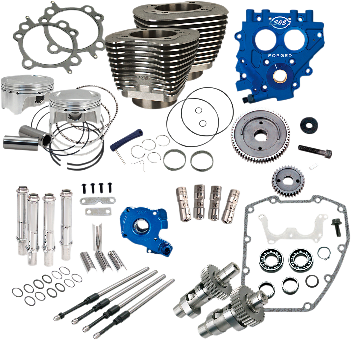 S&amp;S CYCLE 100&quot; Power Package Engine Performance Kit