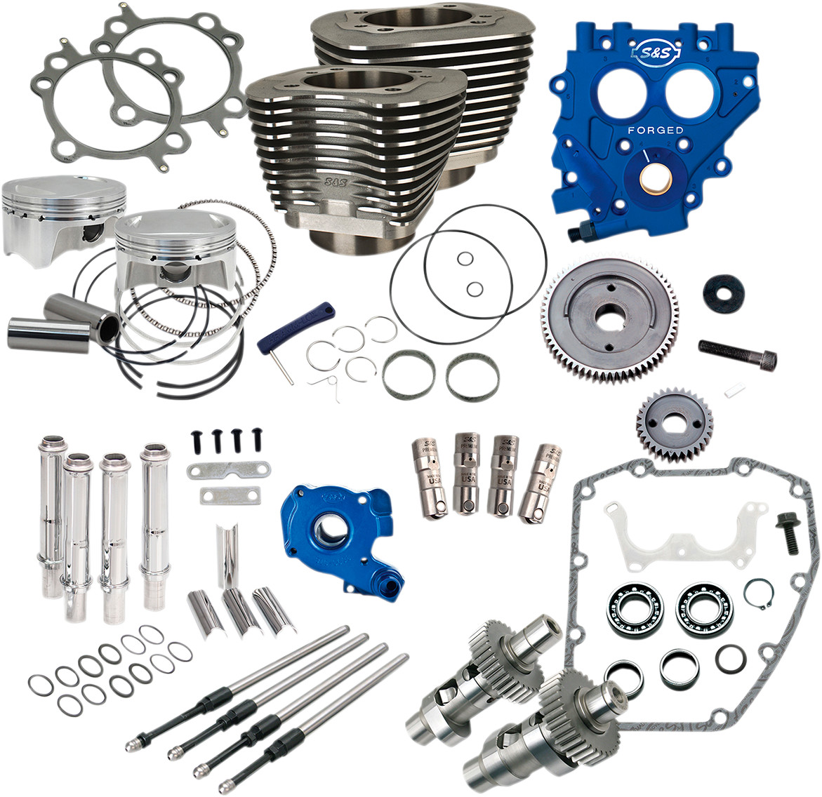 S&S CYCLE 100" Power Package Engine Performance Kit