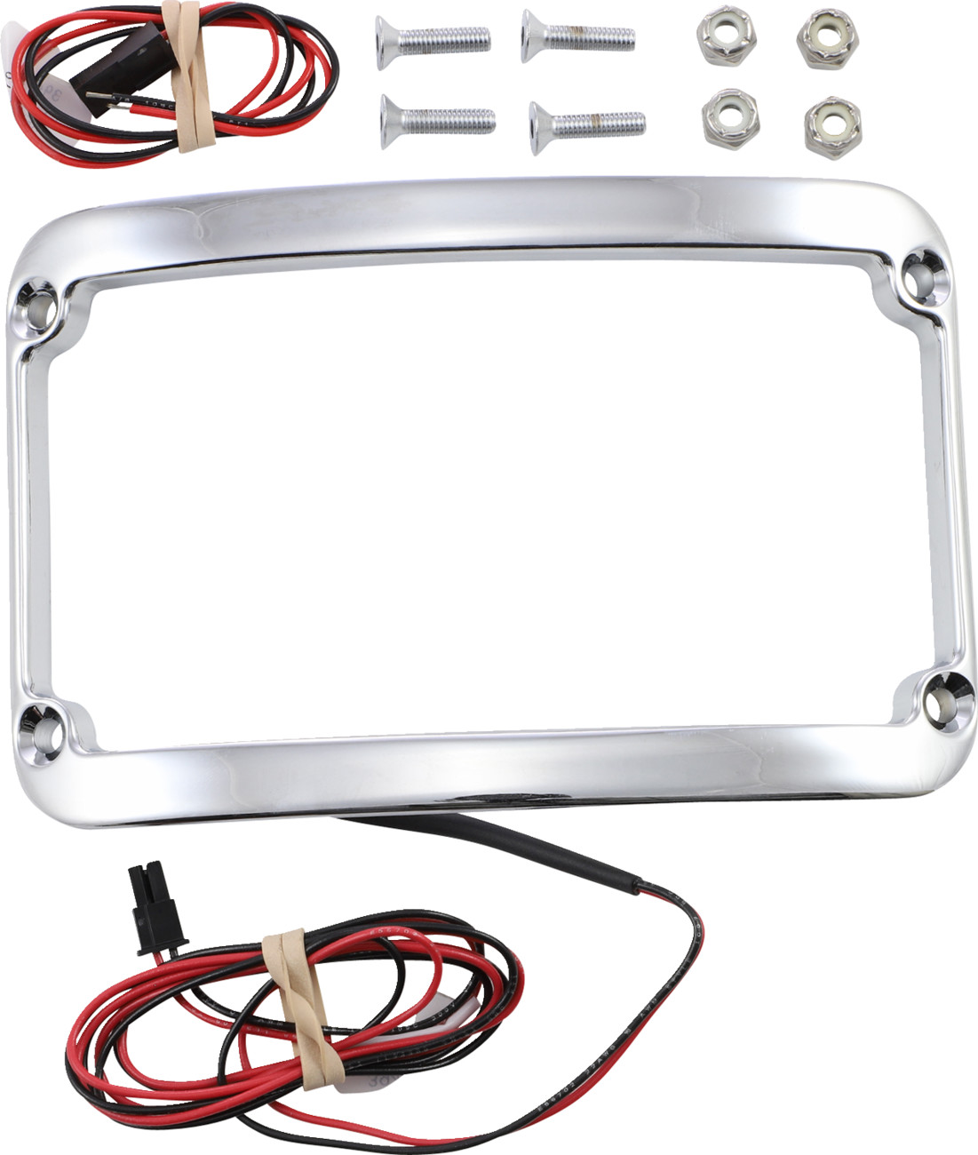 KLOCK WERKS WFB™ Benchmark Stretched Rear Fender Lighted License Plate Frame