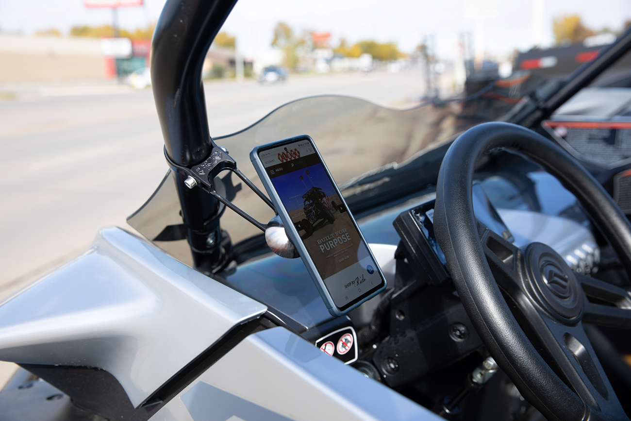 Klock Werks iOmount Offset Roll Cage Phone Mount