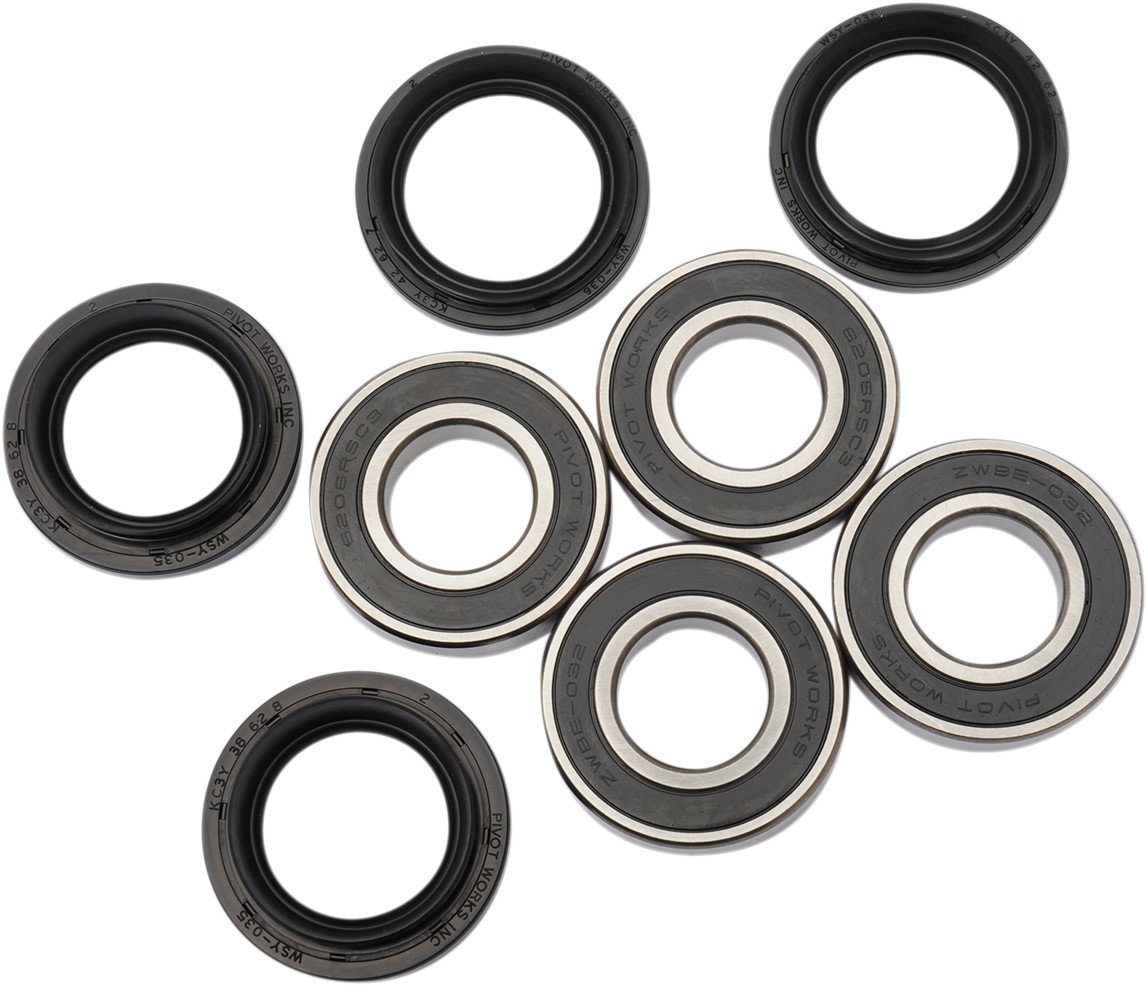 Pivot Works Wheel Bearing and Seal Kit Yamaha YXR45F Rhino 450/YXR66F Rhino 660/YXR700F Rhino 700 FI 2005-2013 0215-0219