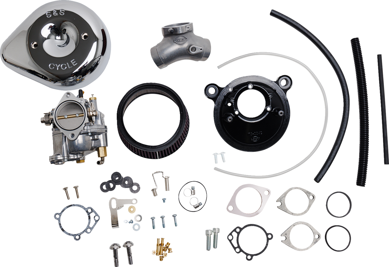 S&S CYCLE Super E Carburetor with Stealth Air Cleaner Kit