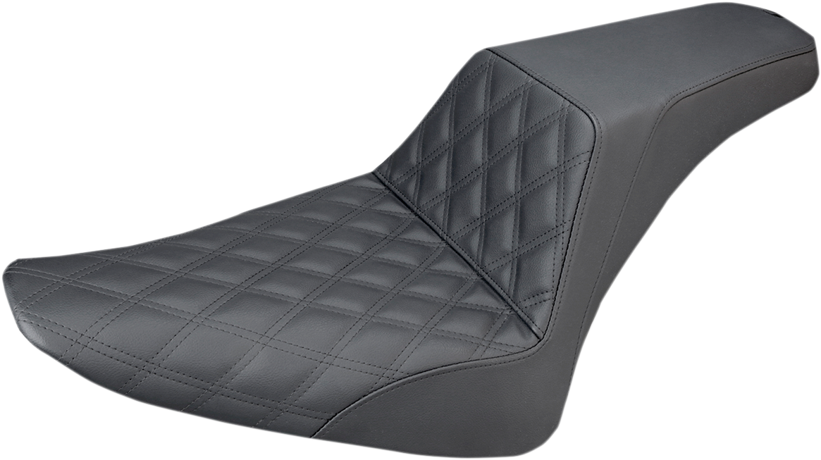 Saddlemen Step-Up LS Lattice Stitch Seat For Harley Softail FLS / FXS 2011-2017