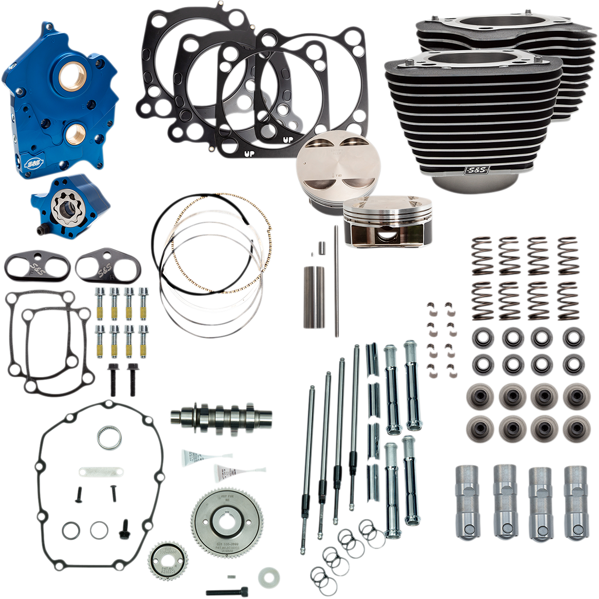 S&S CYCLE 124" Power Package for Oil Cooled 107" M8