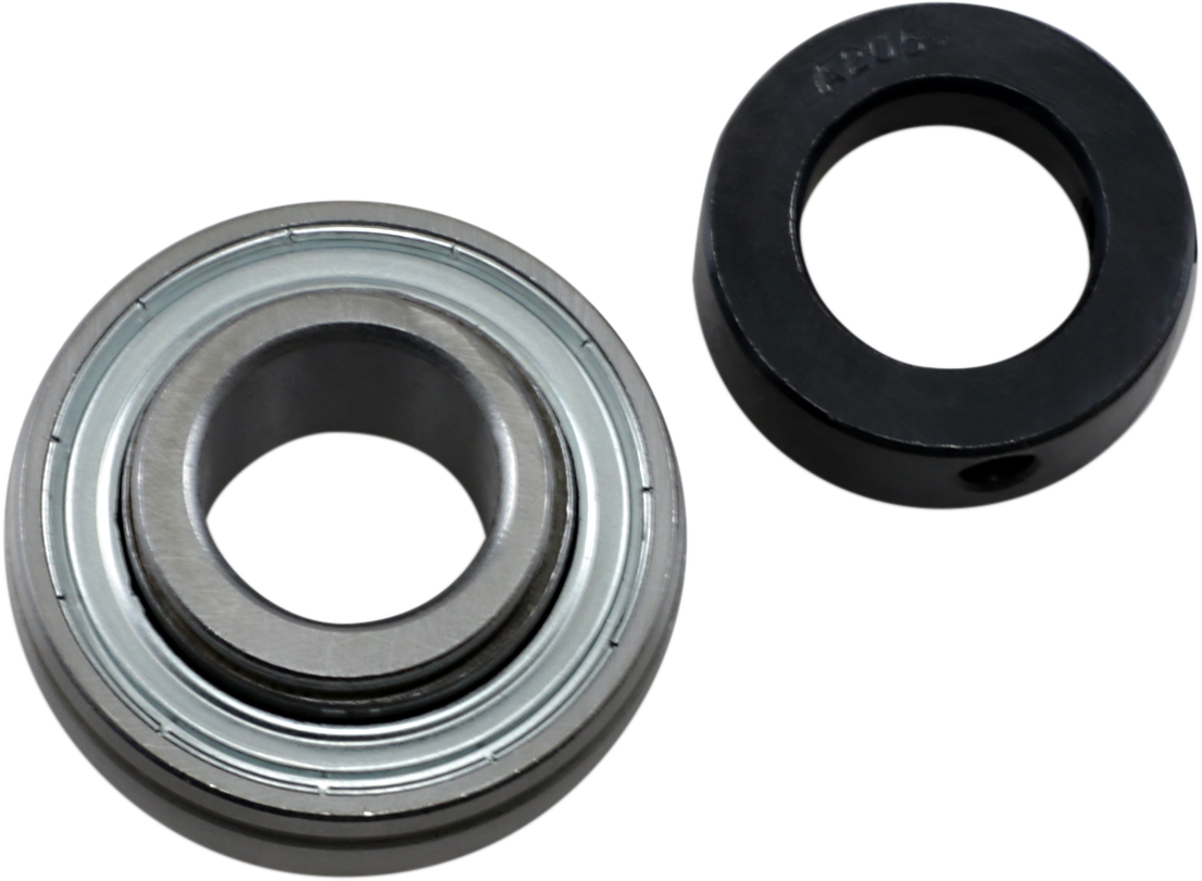 Parts unlimited Single Bearing - 7/8 Radiused - With Locking Collar Arctic Cat