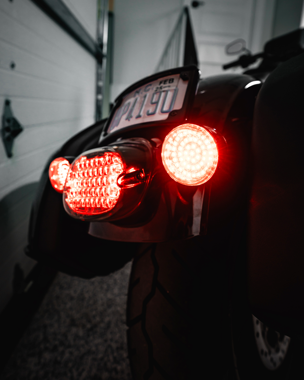 Genesis® 4 Solid Red Bullet Rear Turn Signal Insert