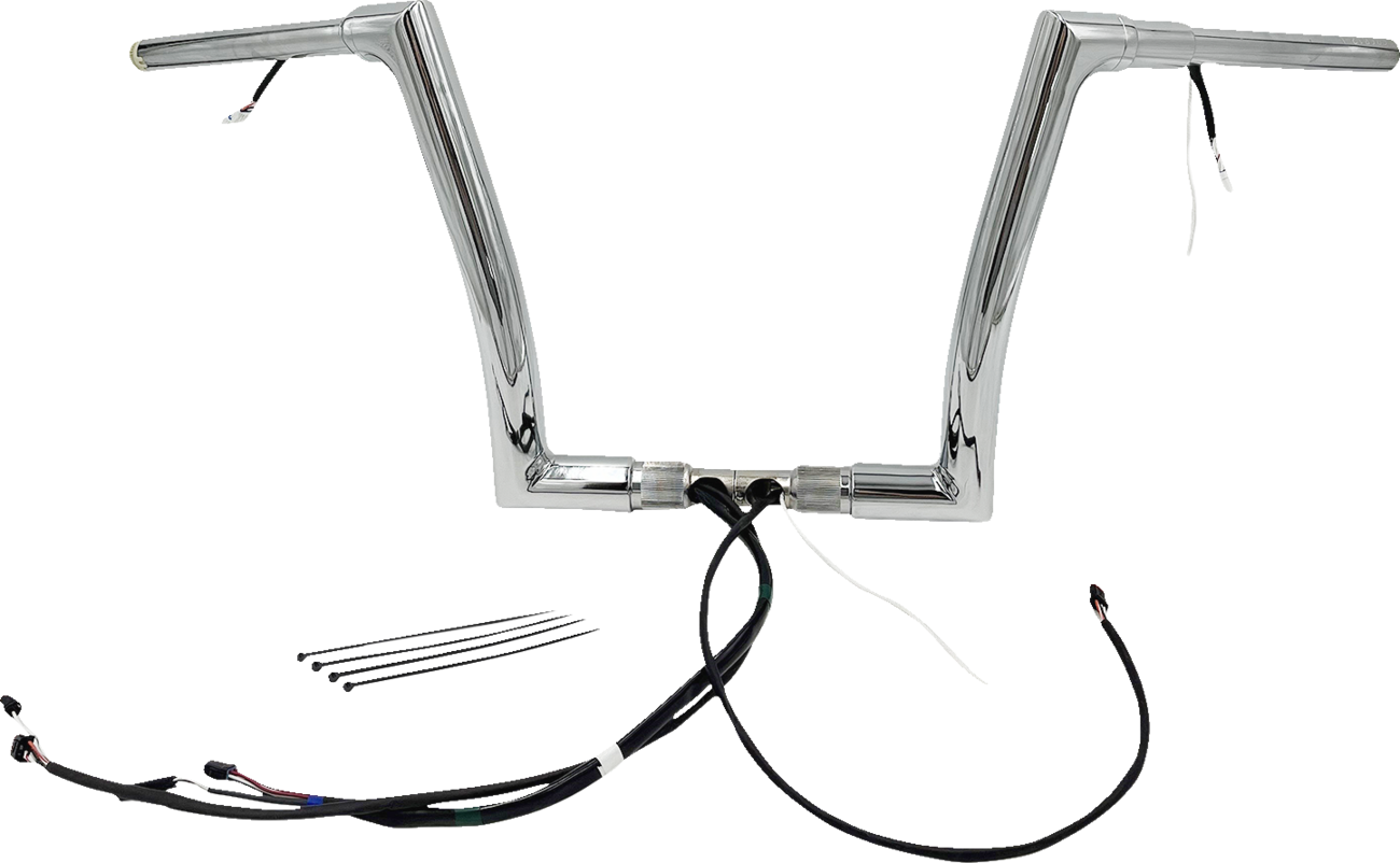 Fat Baggers Inc. 1 1/2" Wired Flat Top Handlebar Kit For Harley FLTRX / S 2015