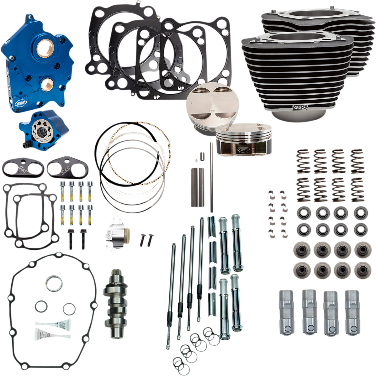 S&S CYCLE 124" Power Package for Water Cooled 107" M8 — 124"