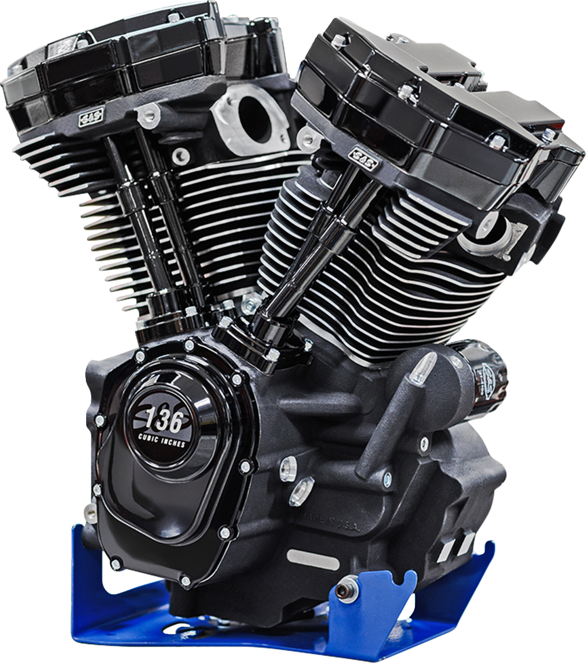 S&S CYCLE MK136 Black Edition Engine with 550G Cam