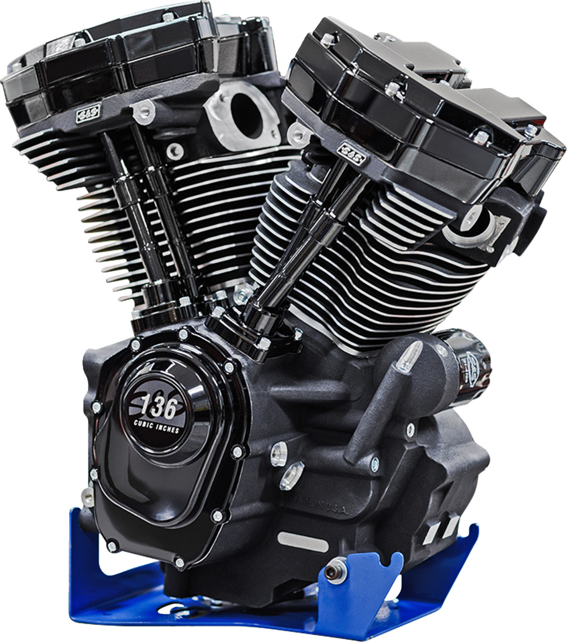 S&S CYCLE MK136 Black Edition Engine with 550G Cam