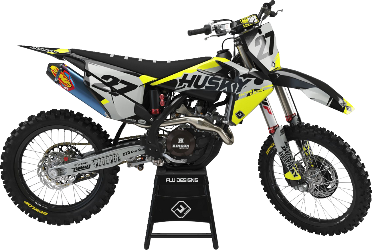 FLU Designs PTS 6 Graphics Kit Husqvarna 125cc-501cc 2016-2019