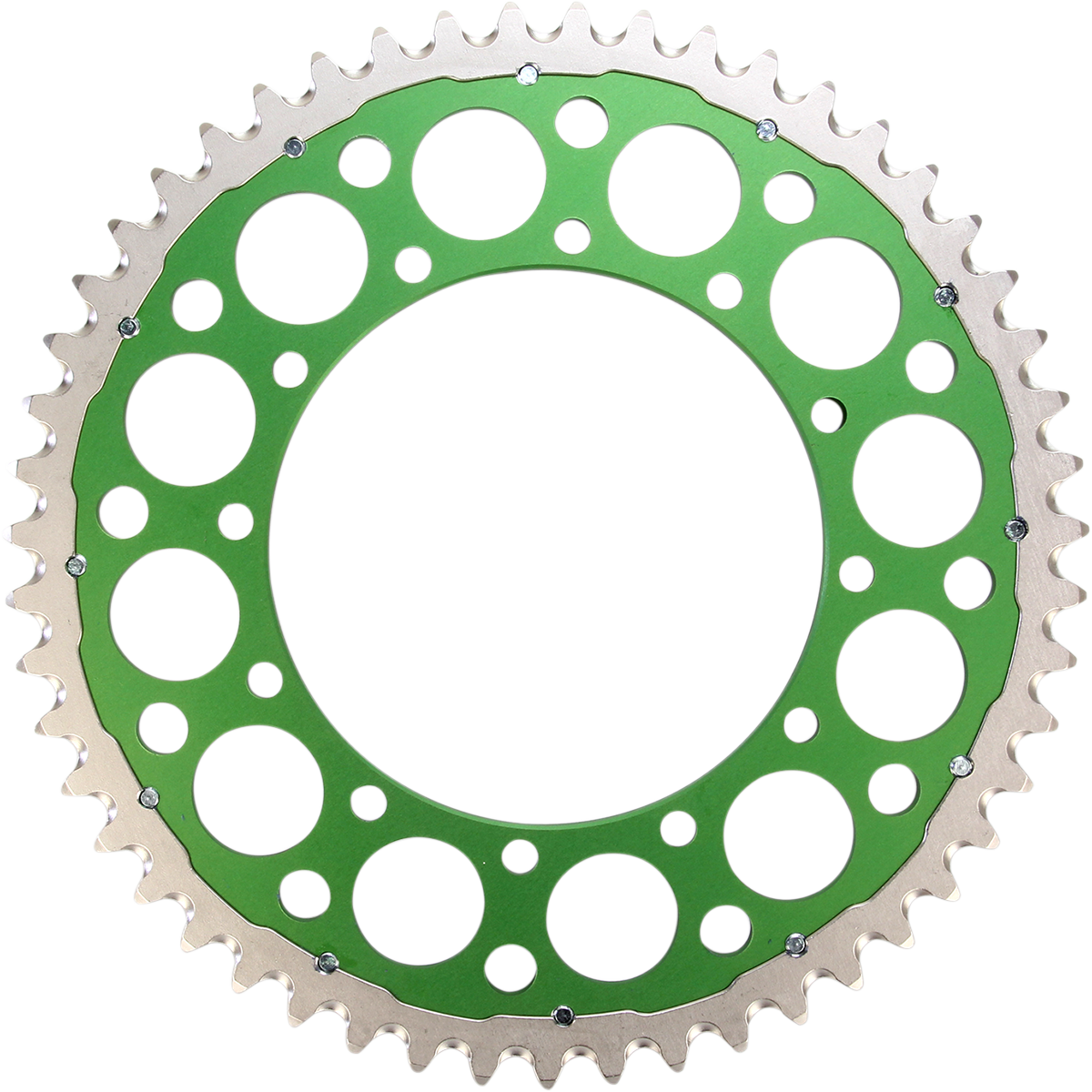 Renthal Twinring™ Rear Sprocket - 51 Tooth - Green - Kawasaki/Suzuki 51T