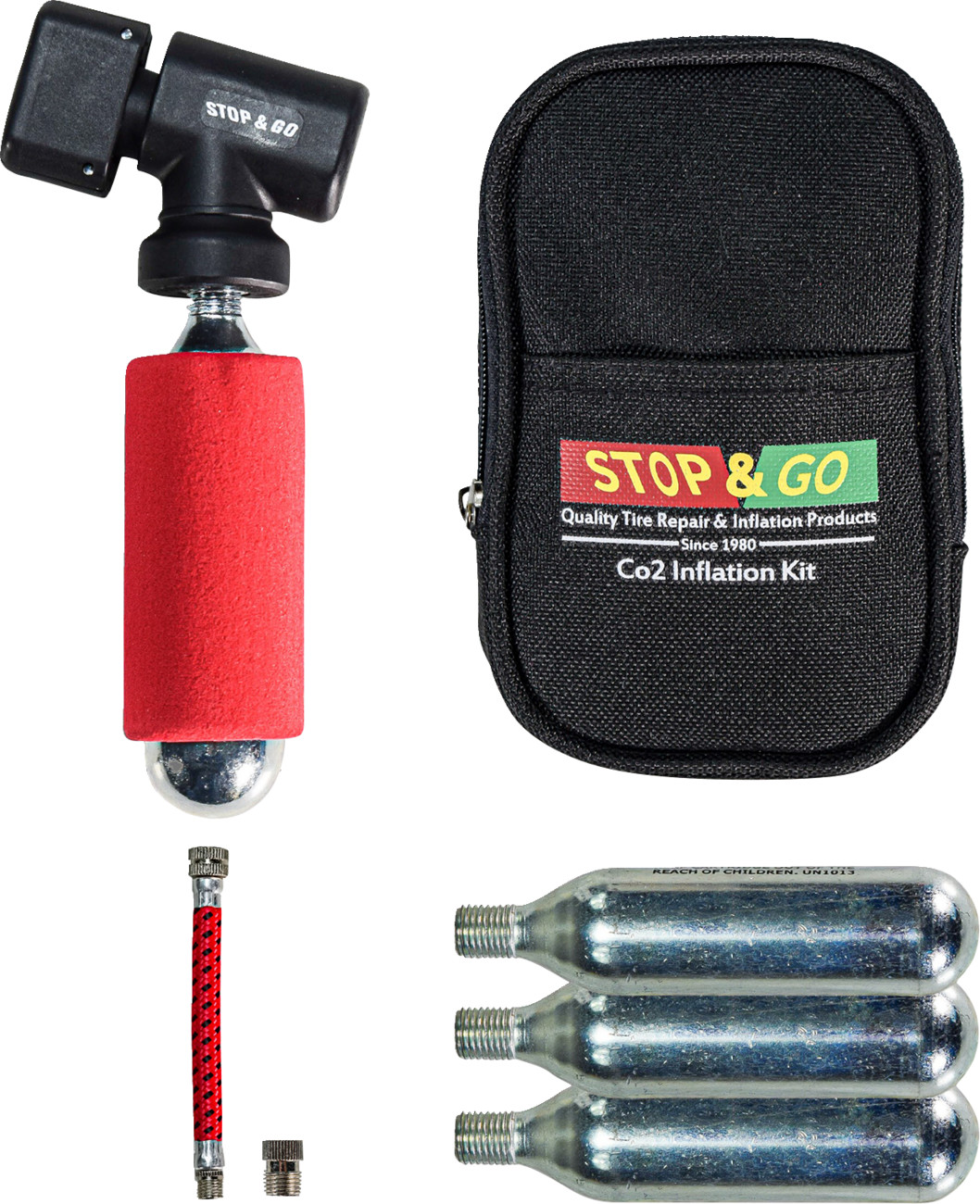 STOP & GO INTERNATIONAL Stop & Go C02 Inflation Kit with Hose