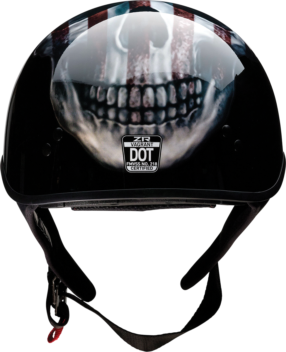 Z1r Vagrant USA Skull Helmet
