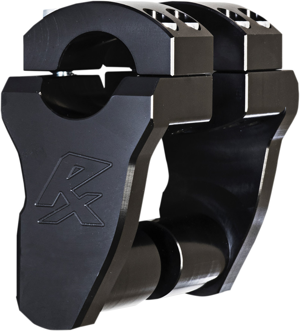 Rox speed fx Patriot Series Pivoting Handlebar Risers - 2" - Black Harley Davidson