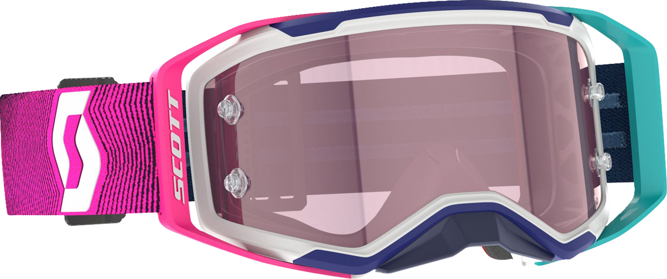 Blue/Pink/Teal/White Scott Prospect 2.0 AMP Goggles