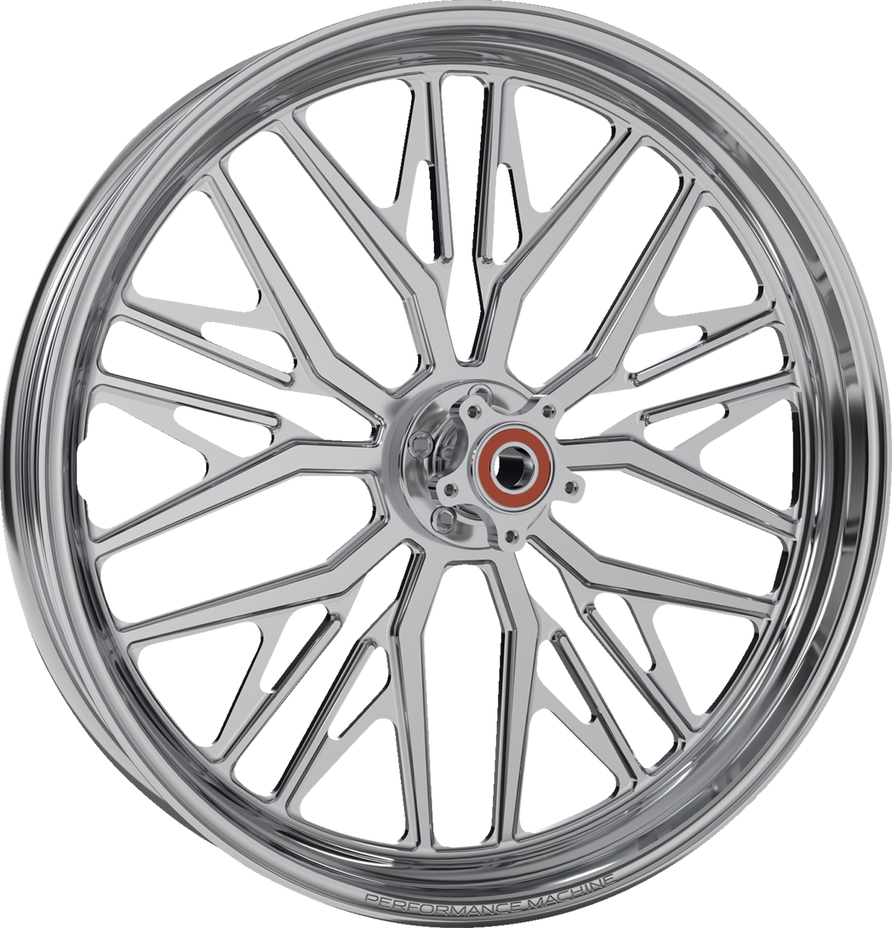 Performance machine (pm) Wheel - Nivis - Front - Dual Disc/without ABS - Chrome - 21x3.5 Harley Davidson