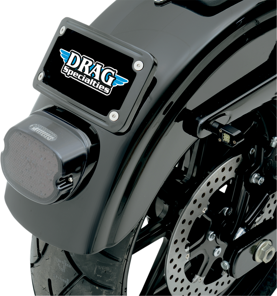 Drag specialties Taillight - Top Tag Light - Smoke Harley Davidson
