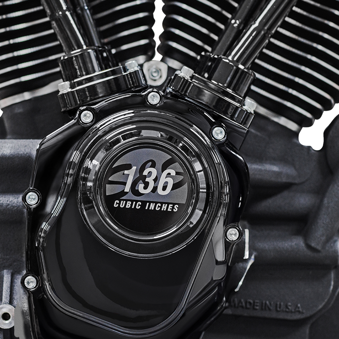 S&S CYCLE MK136 Black Edition Engine with 550G Cam