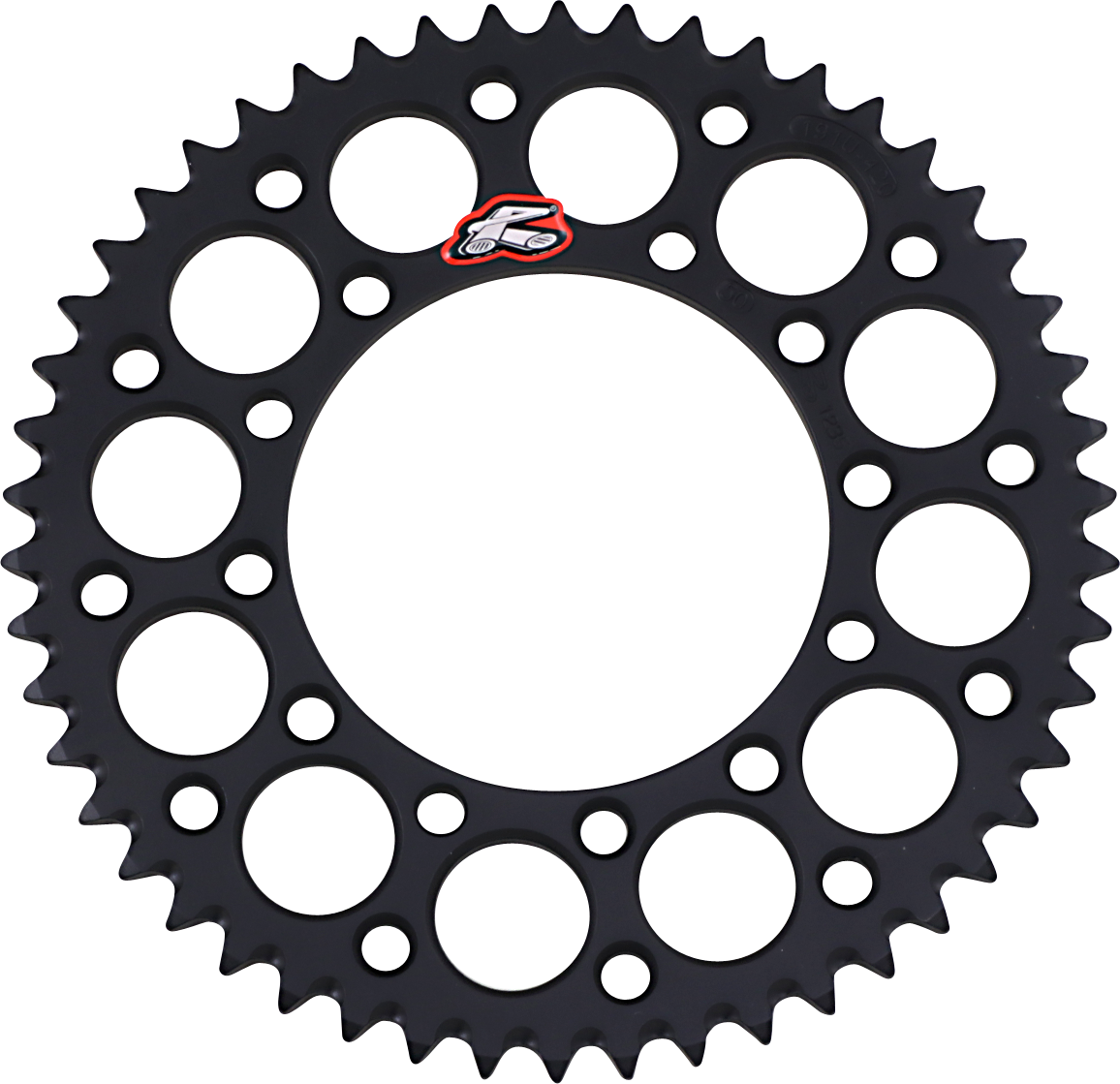 Renthal Rear Sprocket - Aluminum - 50 Tooth - Black - Kawasaki 50T