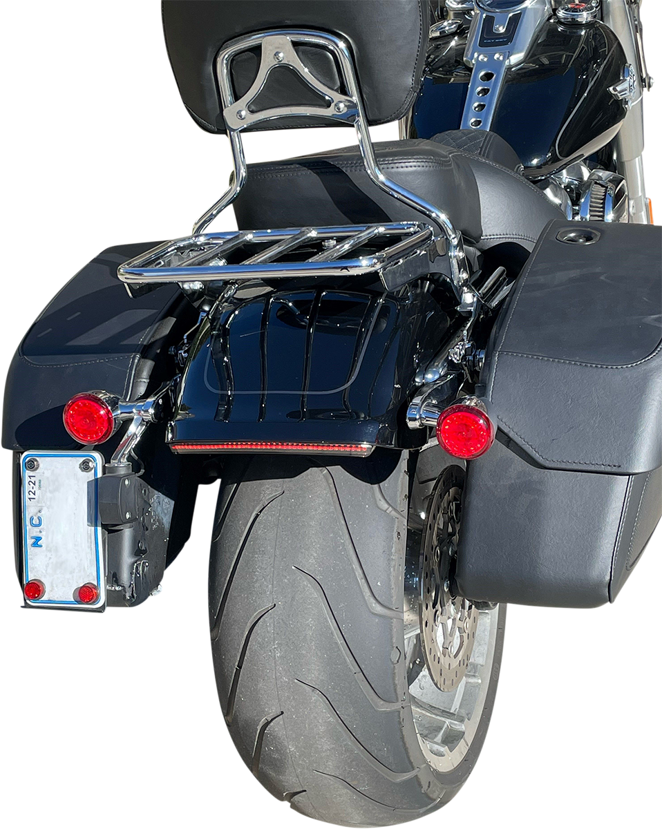 Custom dynamics Taillight with Turn Signals - Red 2018-2024 Harley Davidson FLFBS Fat Boy 114 / 2018-2019 Harley Davidson FLFB Fat Boy 107