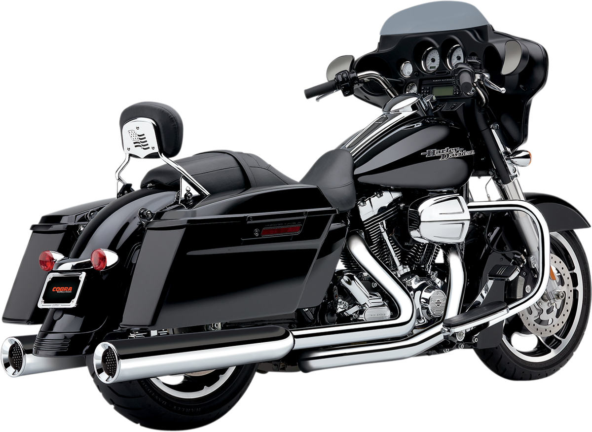 Cobra PowrFlo Slip-On Mufflers For Harley Touring 1995-2016