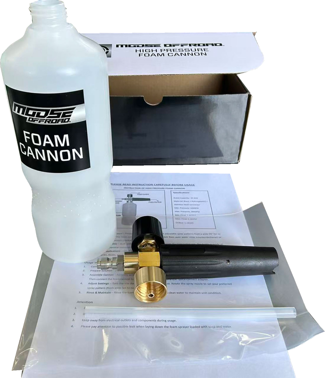 Moose Racing Foam Cannon Attachment