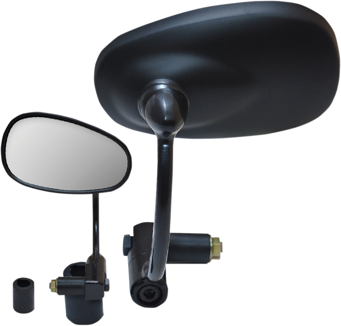 Parts unlimited Mirror - Bar End - Oval - Black - 7/8"