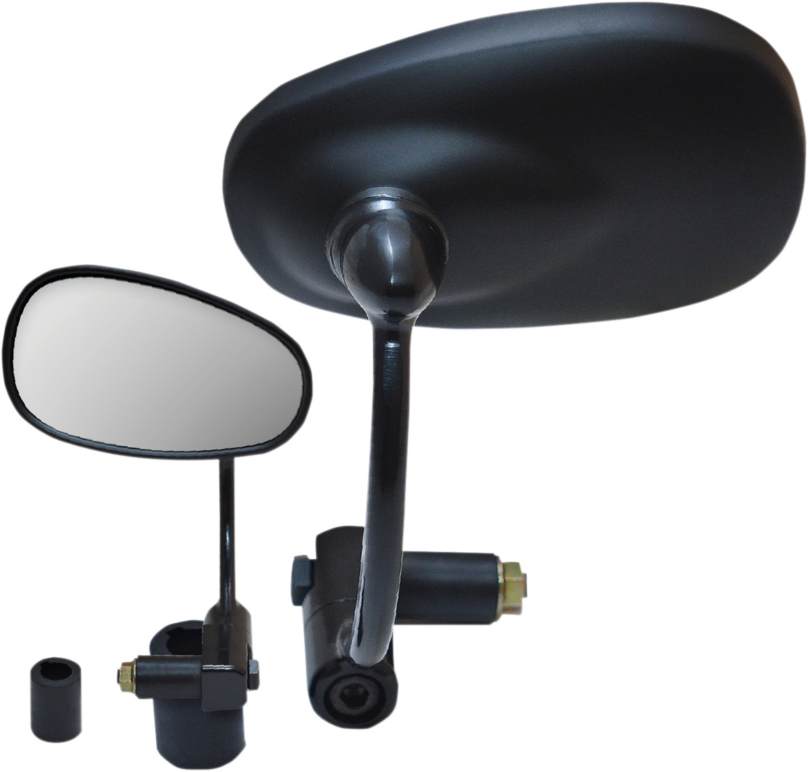 PARTS UNLIMITED Bar End Mirror — Oval
