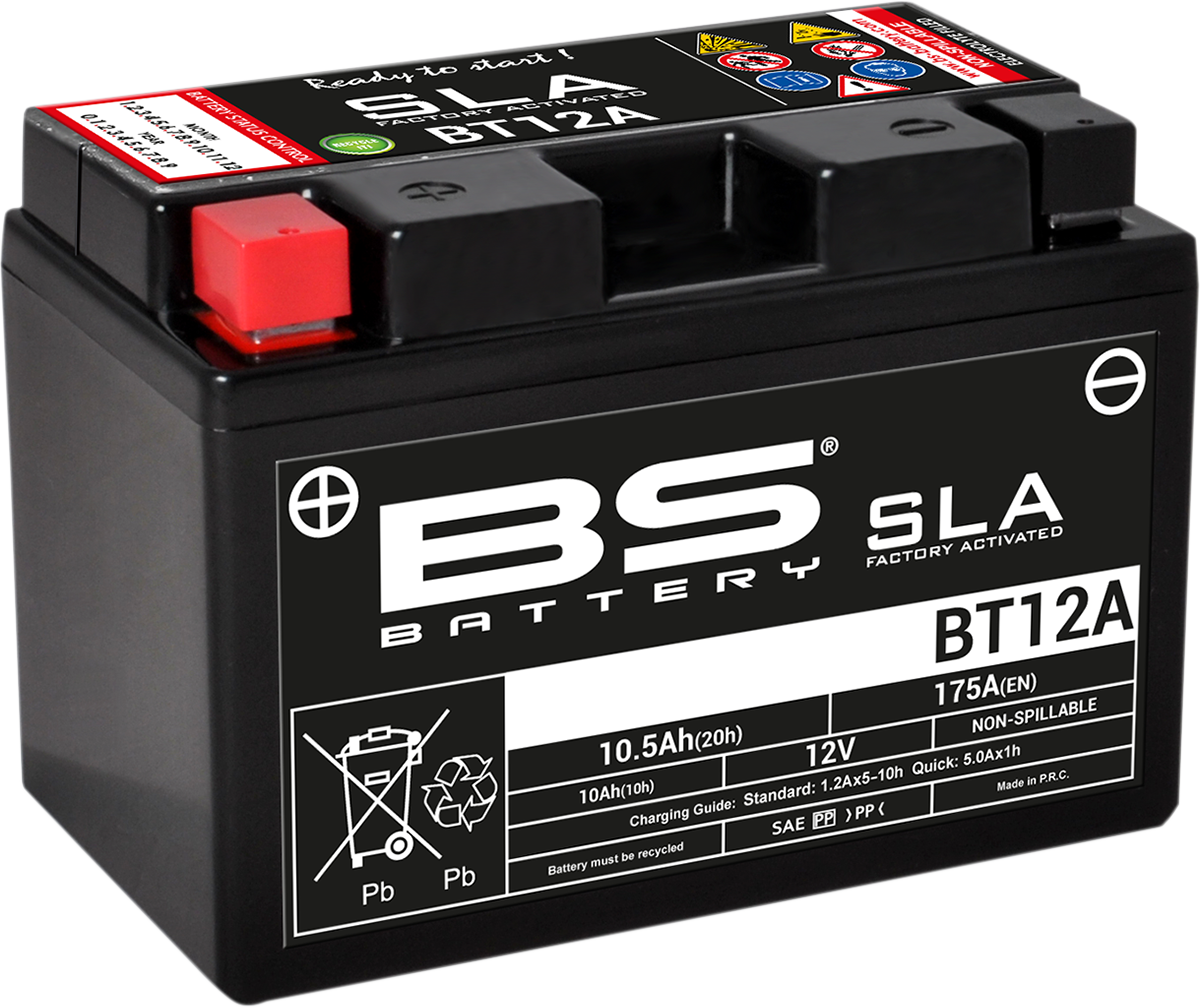 Bs battery Battery - BT12A (YT) Aprilia/Kawasaki/KTM/Kymco/Suzuki/Husqvarna
