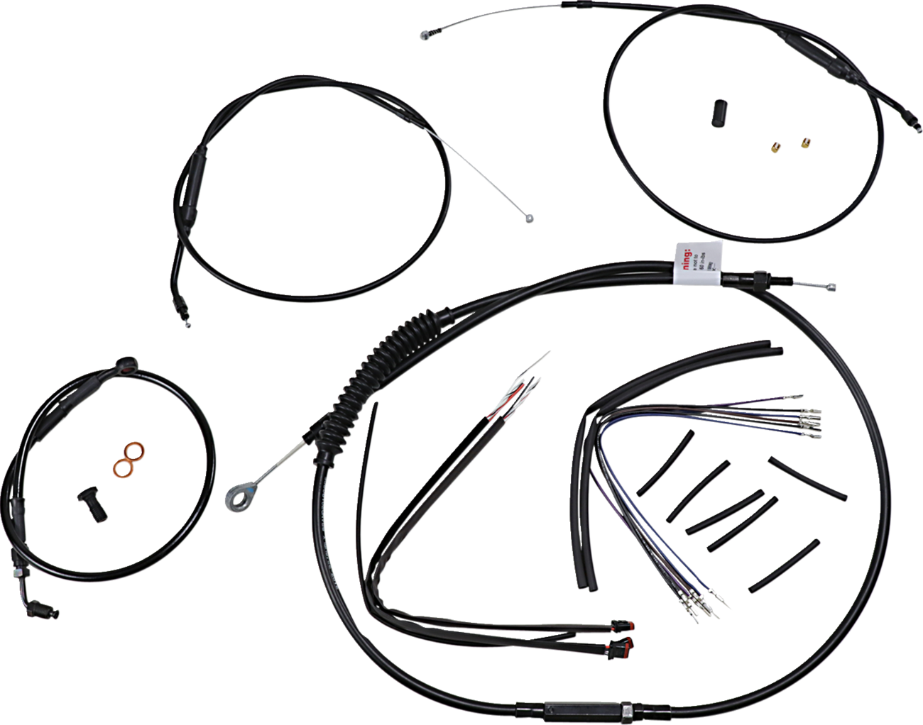 Burly Handlebar Cable Installation Kit For Harley Roadster w/ ABS 2016-2020
