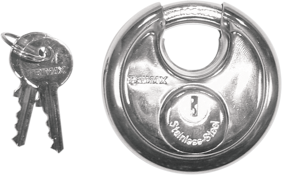 TRIMAX Stainless Steel Round Padlock