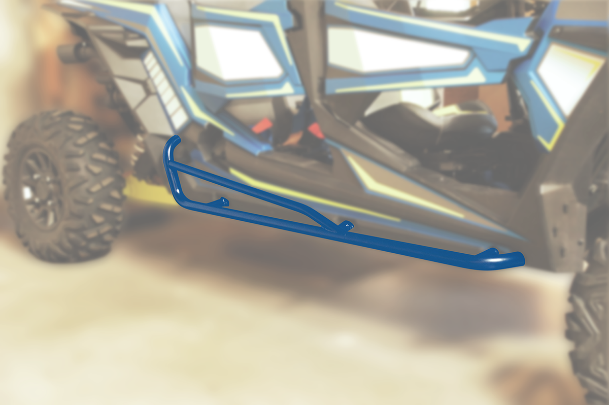 Moose Racing Blue UTV 4 Seater Side By Side Nerf Bars 2014-2019 Polaris RZR XP