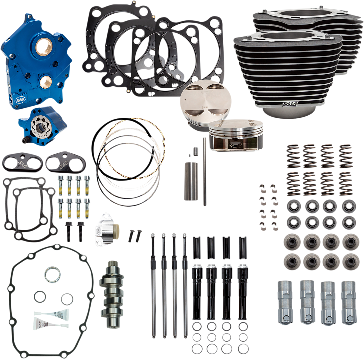 S&S CYCLE 124" Power Package for Water Cooled 107" M8 — 124"