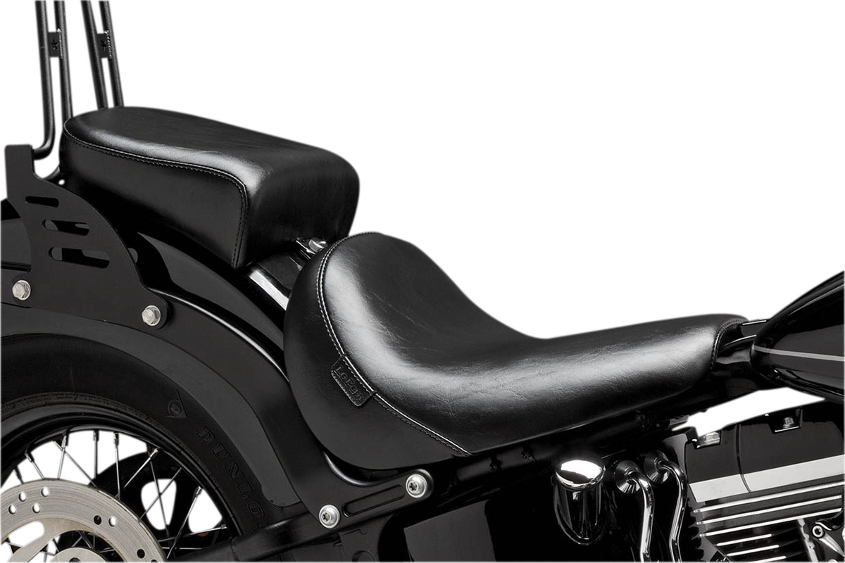 Le pera Bare Bones Pillion Pad - Deluxe - Smooth - Black - FLS/FXS '11-'17 2011-2013 Harley Davidson FXS Blackline / 2012-2017 Harley Davidson FLS Softail Slim