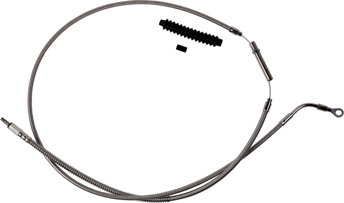 BARNETT High-Efficiency Stainless Steel Clutch Cable for Harley-Davidson